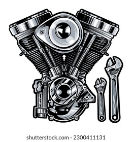 Motorcycle Vector Assets with Full Color