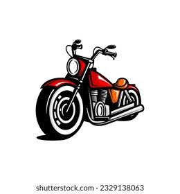 motorcycle vector, biker community vector on white background