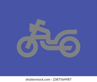 Motorcycle vector colorful icon, flat illustrations. Motorcycle and bike logo vector illustration editable automotive logo and icon design.