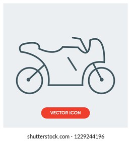 motorcycle vector icon