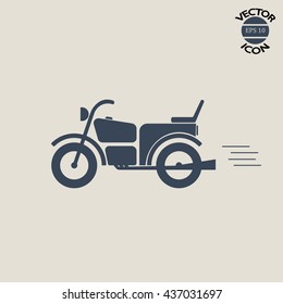 motorcycle vector icon