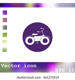 Motorcycle vector icon