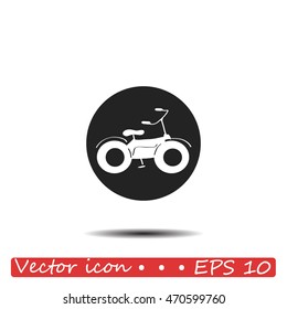 Motorcycle vector icon