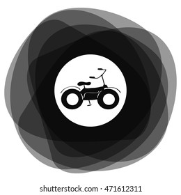 Motorcycle vector icon