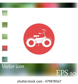 Motorcycle vector icon