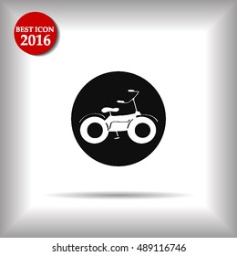 Motorcycle vector icon
