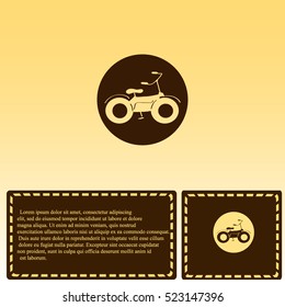 Motorcycle vector icon