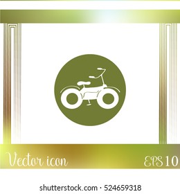 Motorcycle vector icon