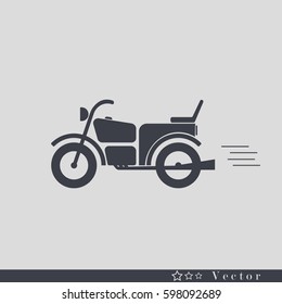 motorcycle vector icon