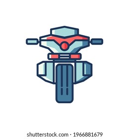 Motorcycle, Vector and Icon Design