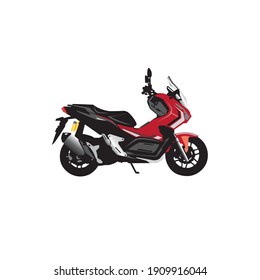 Motorcycle vector icon design illustration