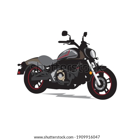 Motorcycle vector icon design illustration