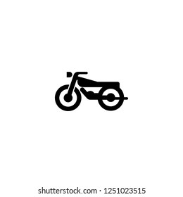 motorcycle vector icon. motorcycle sign on white background. motorcycle icon for web and app