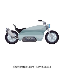Motorcycle vector icon.Cartoon vector icon isolated on white background motorcycle.