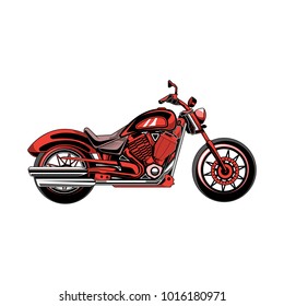 Motorcycle Vector Illustration