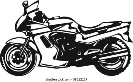 Motorcycle Vector Illustration