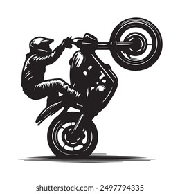 Motorcycle vector illustration design art