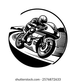 Motorcycle vector illustration vector, motor bike