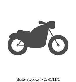 Motorcycle vector image to be used in web applications, mobile applications and print media. 