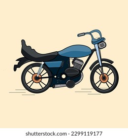 Motorcycle vector from my sketch