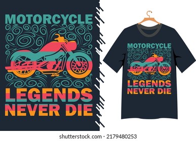 motorcycle vector t shirt design