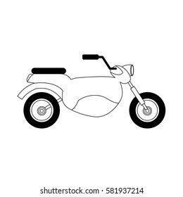 motorcycle vehicle icon