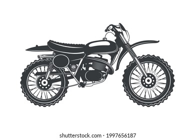 vehículo de motocicleta sobre fondo blanco