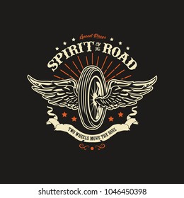 Motorcycle Wheel Illustration