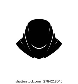 Motorcycle Windshield Windscreen Icon. Black filled icon of a motorcycle front fairing windshield windscreen