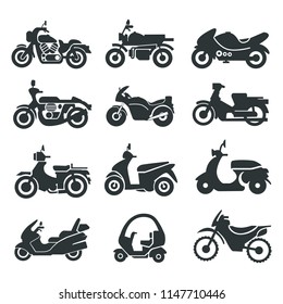 Motorcycle/bike Icons Collection