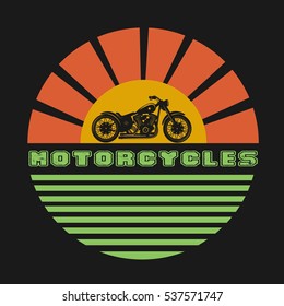 Motorcycles Club. Vector Illustration