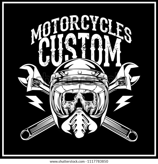 Motorcycles custom bike
logo design rider