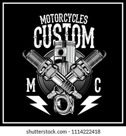 Motorcycles Custom Logo 