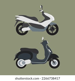 Motorcycles for driving in public places.