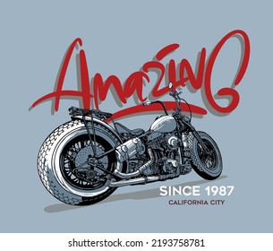  MOTORCYCLES IMAGE VECTOR ILLUSTRATION FOR YOUR T SHIRT