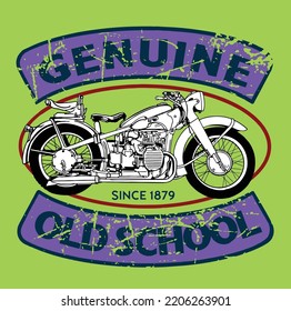 MOTORCYCLES IMAGE VECTOR ILLUSTRATION FOR YOUR T SHIRT