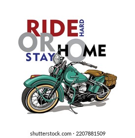 MOTORCYCLES IMAGE VECTOR ILLUSTRATION FOR YOUR T SHIRT