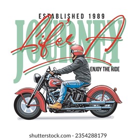 MOTORCYCLES IMAGE VECTOR ILLUSTRATION FOR YOUR T SHIRT