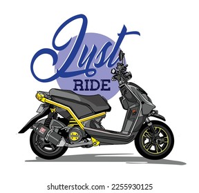 Motorcycles pictures vector ilustration for your T shirt or your design