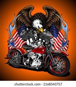 motorcycles with a v-twin engine and an eagle (6)