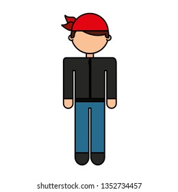 motorcyclist avatar character icon