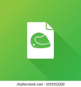 Motorcyclist helmet icon
