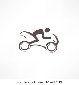 motorcyclist icon