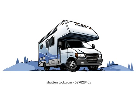 Motorhome illustration