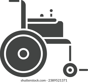 Motorized Wheelchair icon vector image. Suitable for mobile application web application and print media.