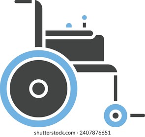 Motorized Wheelchair icon vector image. Suitable for mobile application web application and print media.