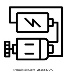 Motors Icon Element For Design