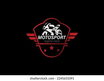 Motorsport Logo Design Template. Vector Logo Designs