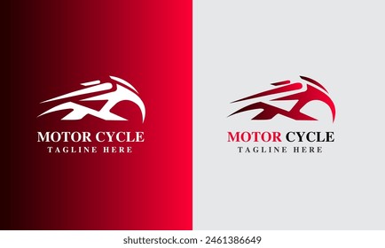 Motorsport logo template, Perfect logo for racing teams, motorbike, motorcycle community, motorcycle logo concept