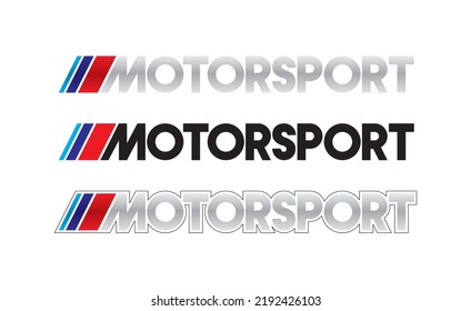 Motorsport Logo Vector Car Decal Sticker